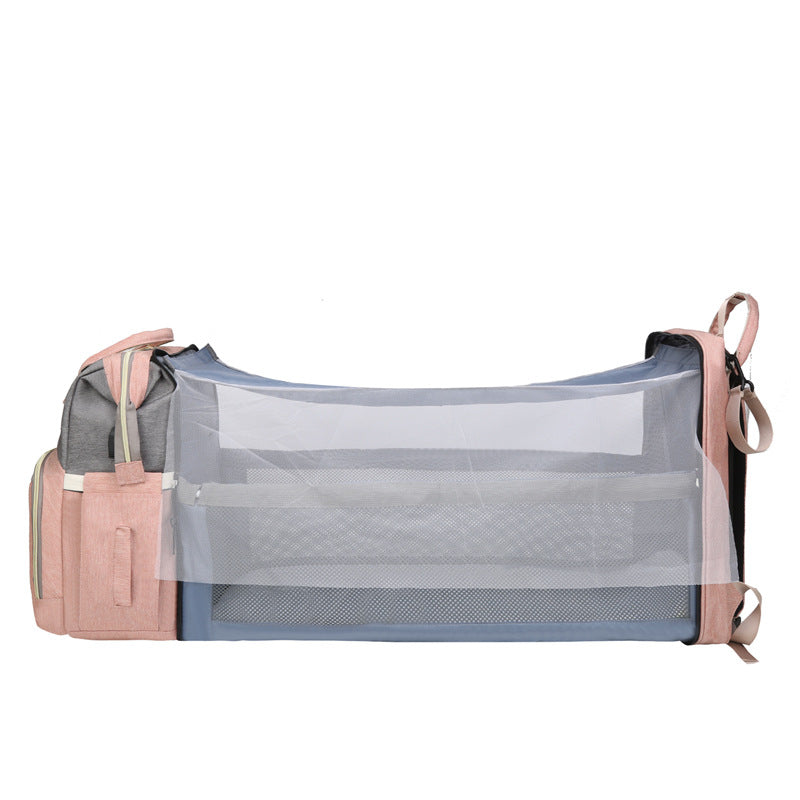 Sac à Dos à Langer Convertible — Couffin Nomade et Moustiquaire