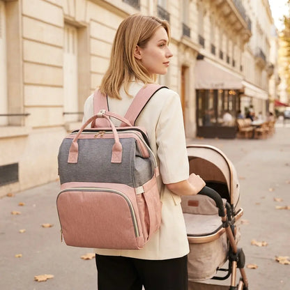 Sac à Dos à Langer Convertible — Couffin Nomade et Moustiquaire