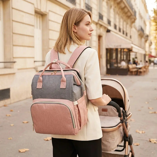 Sac à Dos à Langer Convertible — Couffin Nomade et Moustiquaire