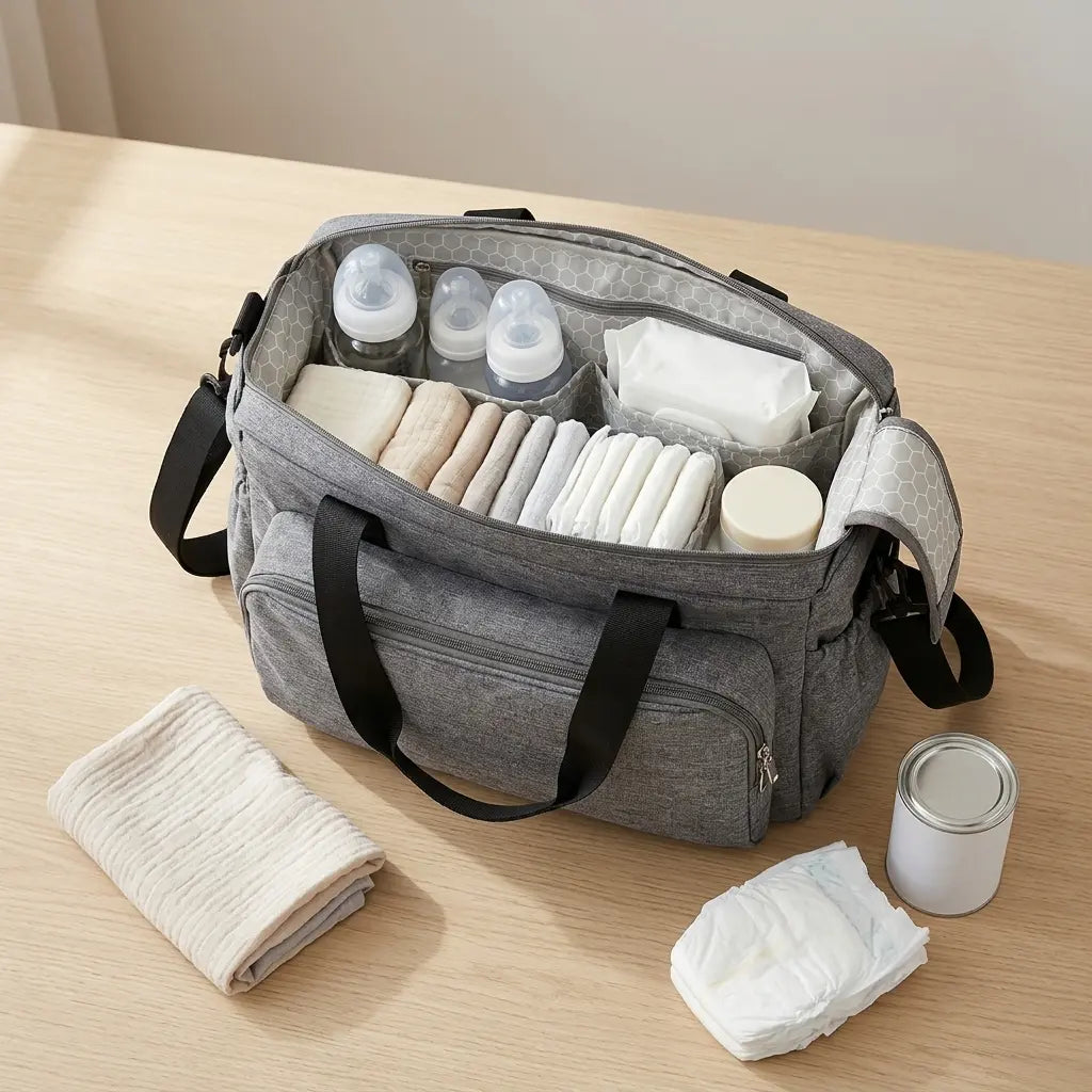 Sac à Langer Convertible — Couffin et Matelas à Langer Intégrés