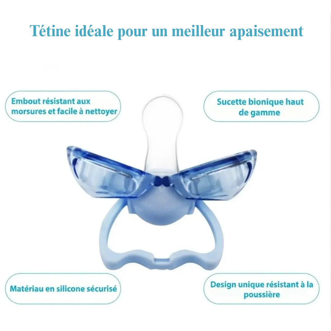 Sucette Bébé Auto-Fermante — Capot Protecteur Anti-Poussière